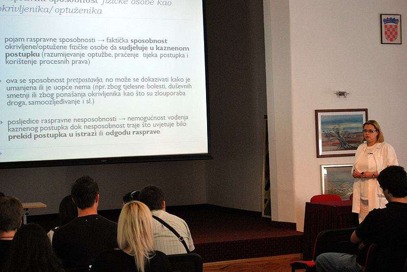 Praktikum iz forenzičke psihijatrije - Pravni fakultet - Rab-13. svibnja 2011 - 
