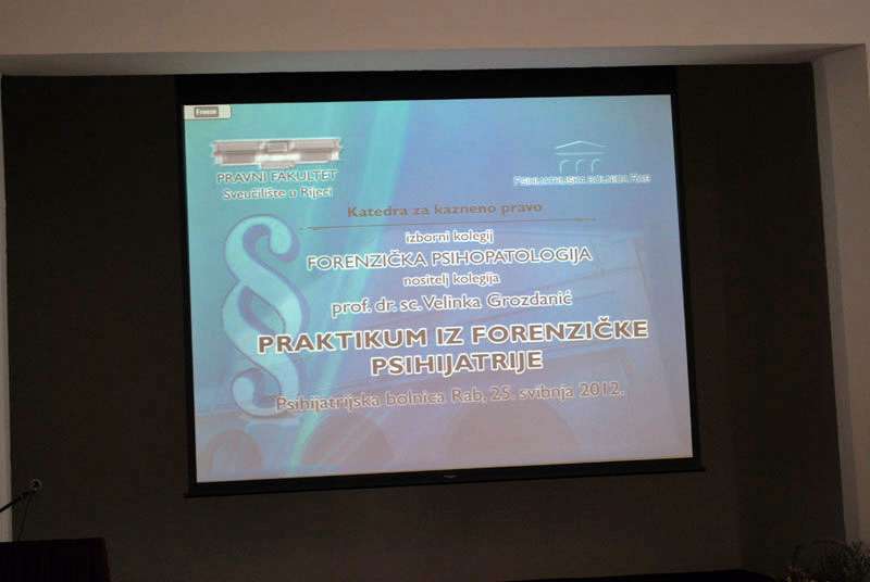 PRAKTIKUM IZ FORENZIČKE PSIHIJATRIJE - 
