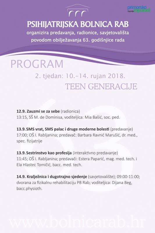 63. rođendan PB Rab Program 2. tjedan