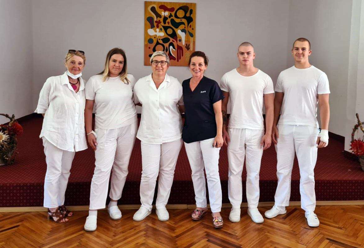 Fizioterapeuti na praksi u Psihijatrijskoj bolnici Rab