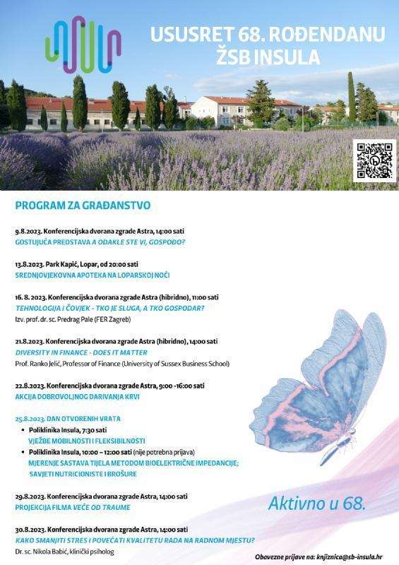 PROGRAM USUSRET 68. ROĐENDANU BOLNICE - 