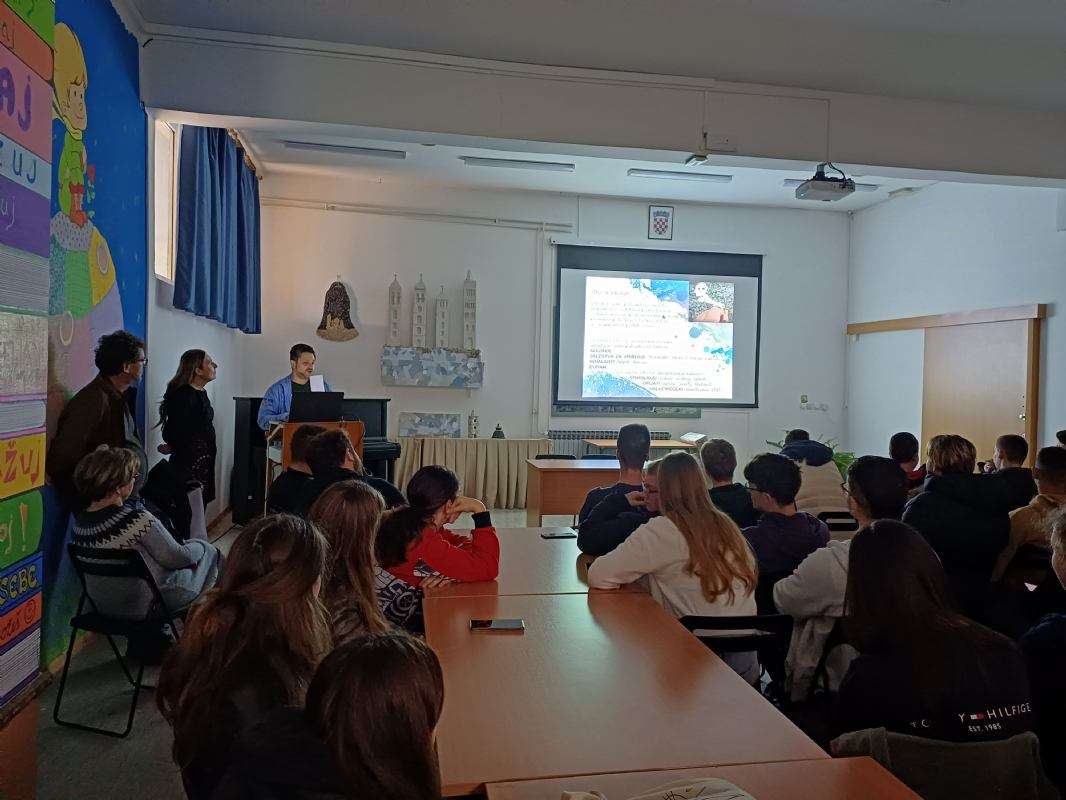 Edukativno predavanje za učenike SŠ Markantuna de Dominisa Rab - 
