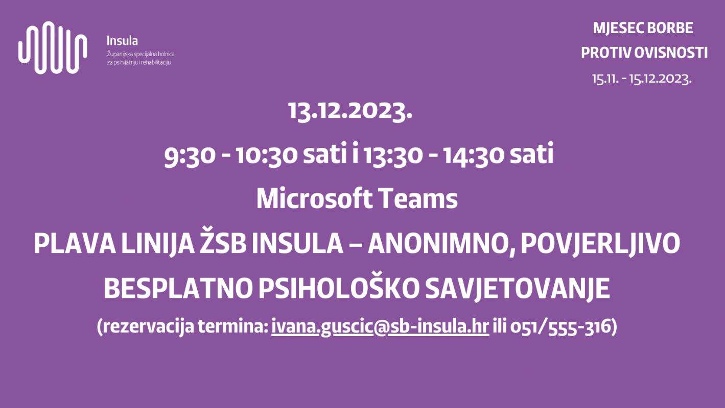 Plava linija ŽSB Insula