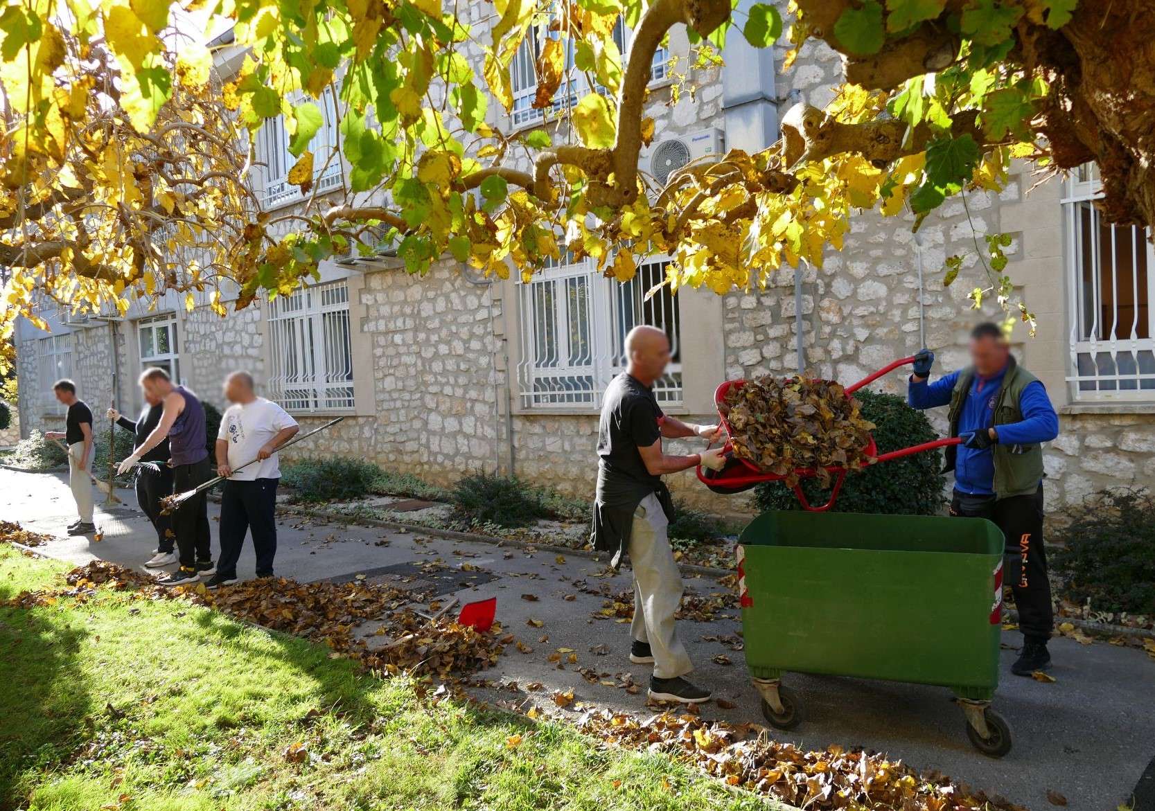 Mini akcija uređenja bolničkog parka - 